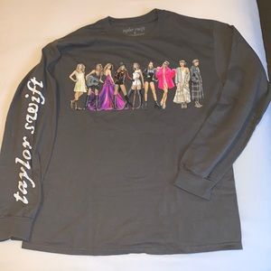 TAYLOR SWIFT Evermore Eras Long Sleeve Tshirt